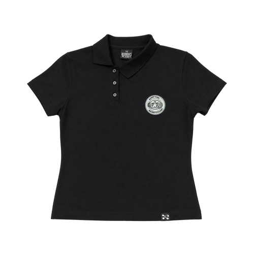 BLACK SUPER WARP POLO