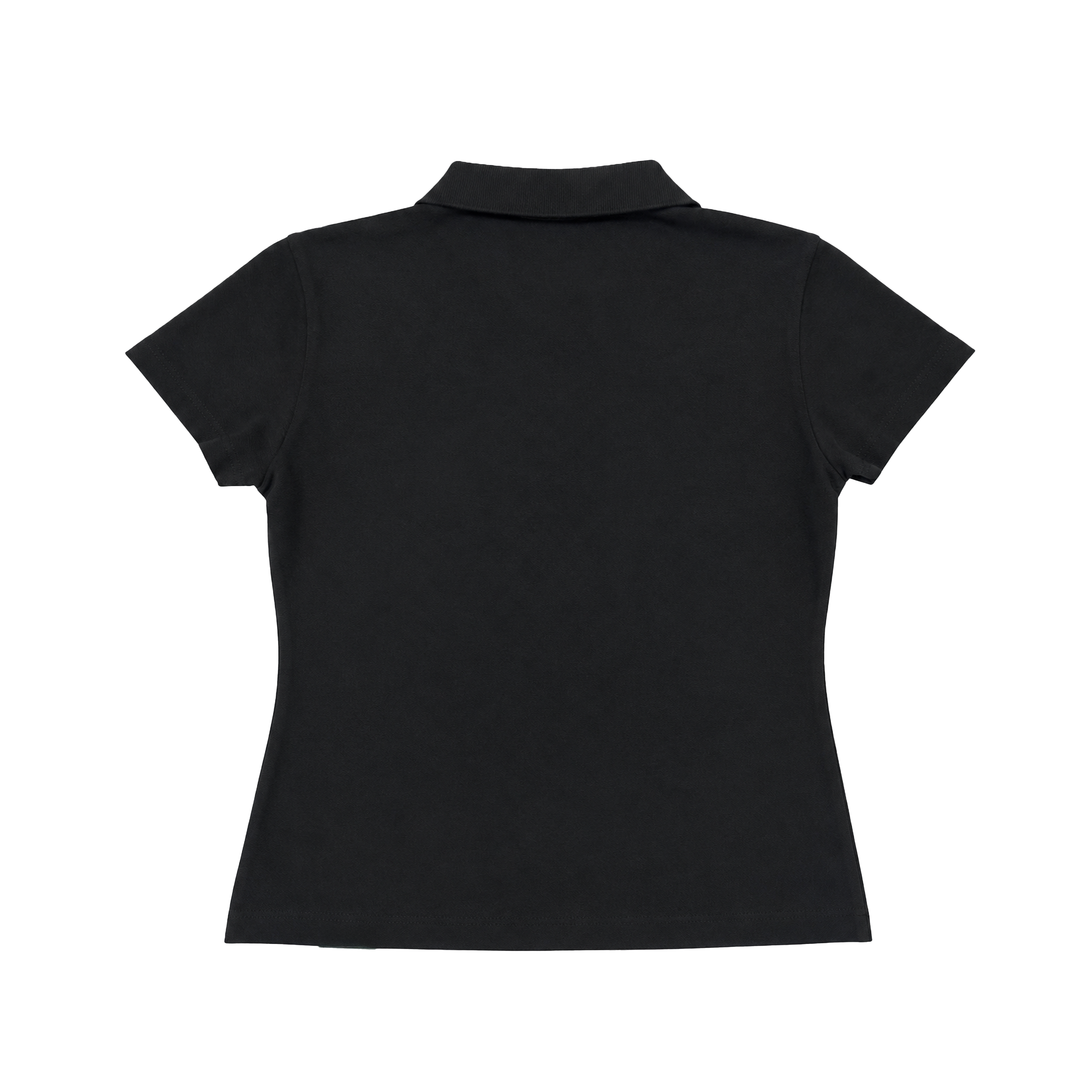 BLACK SUPER WARP POLO