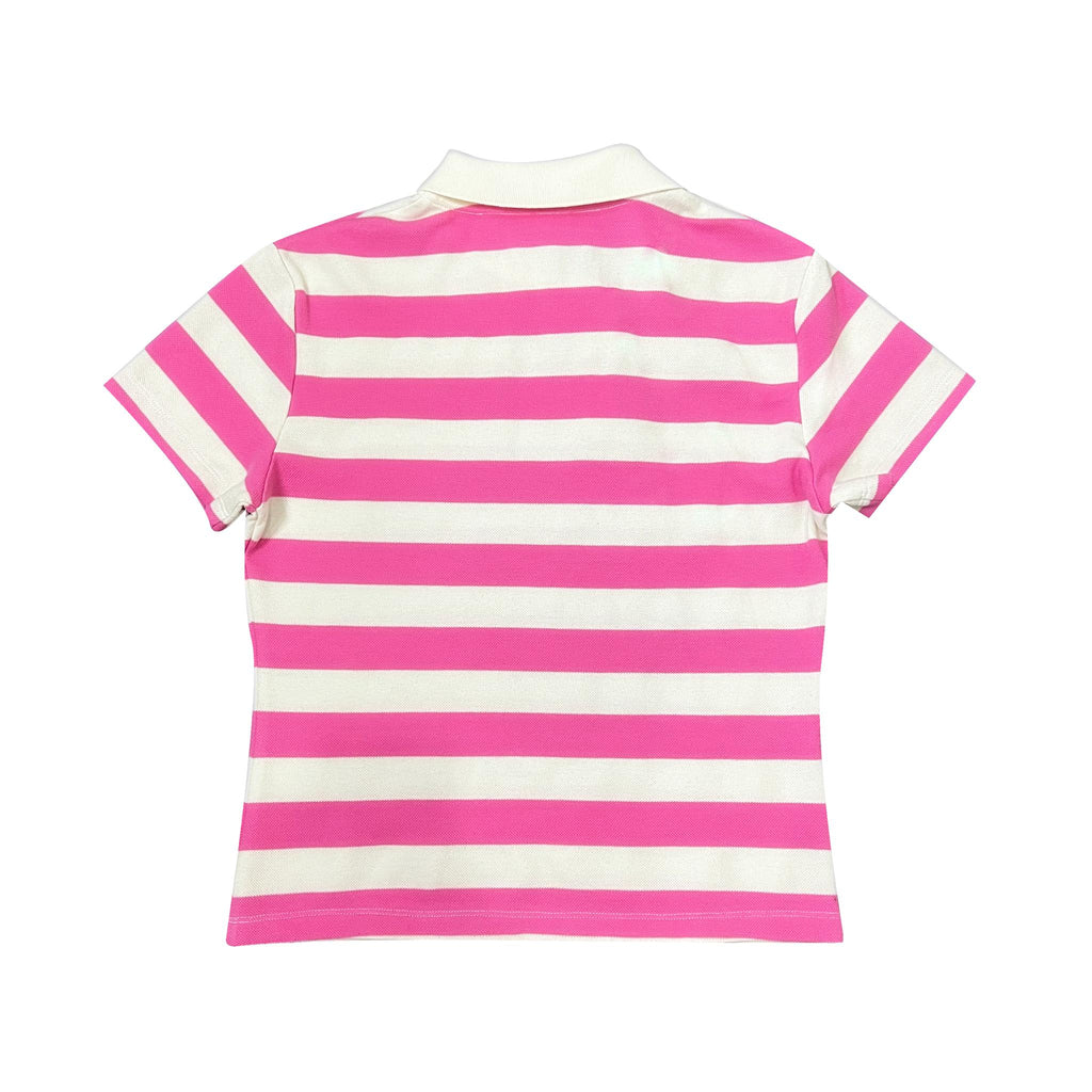 PINK & WHITE SUPER WARP POLO