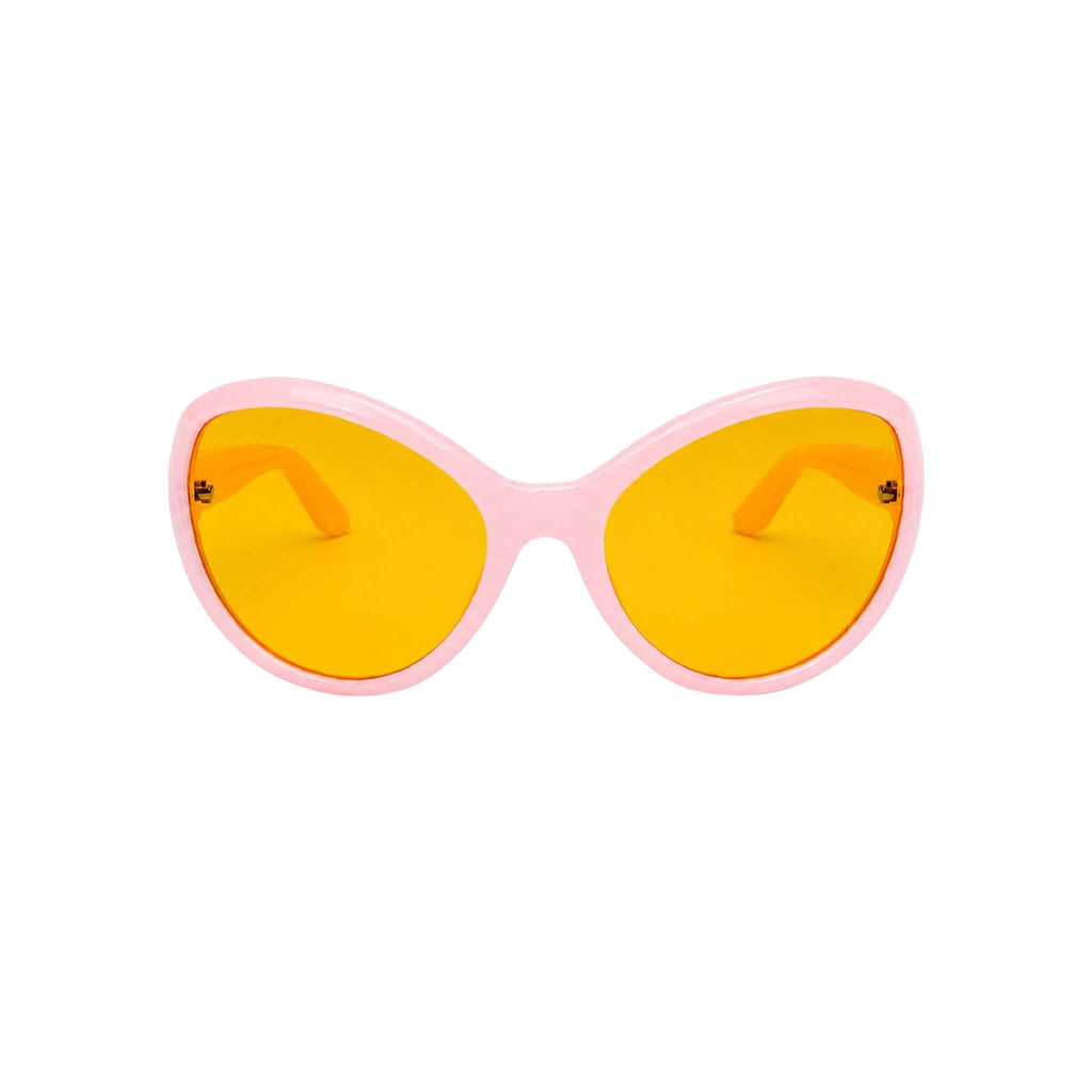 PINK VISUAL BUG SUNGLASSES