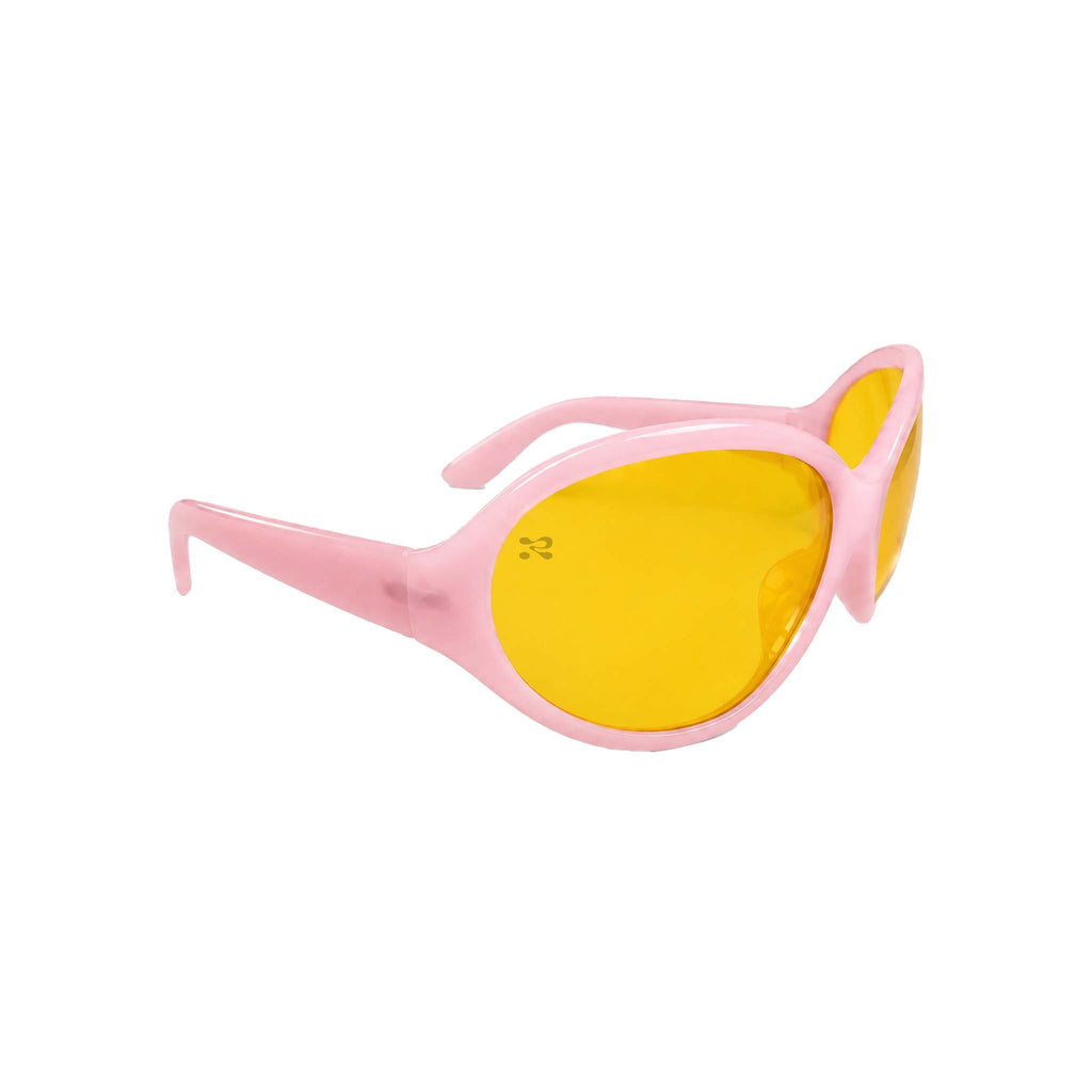 PINK VISUAL BUG SUNGLASSES