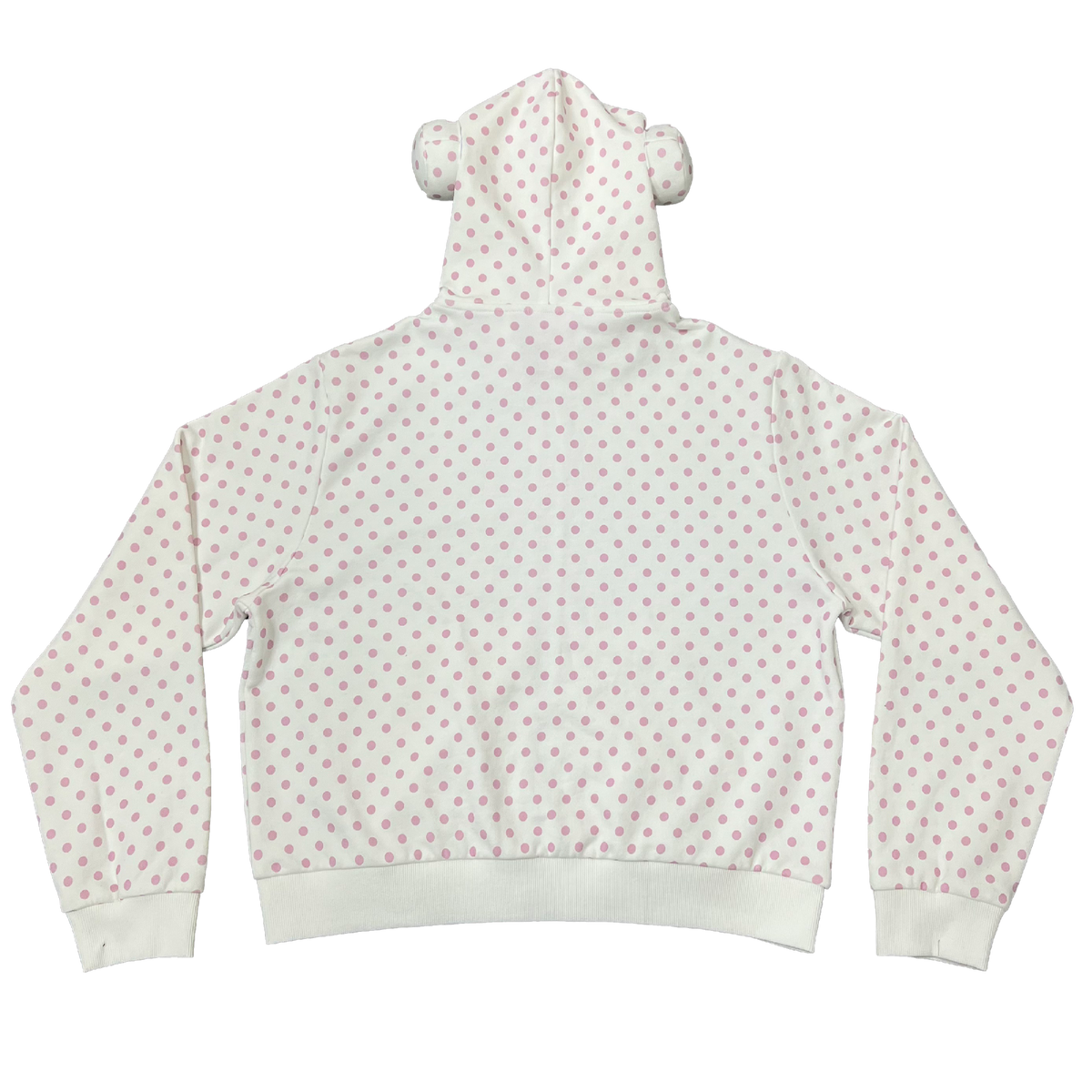 PINK POLKA DOT XING HOODIE