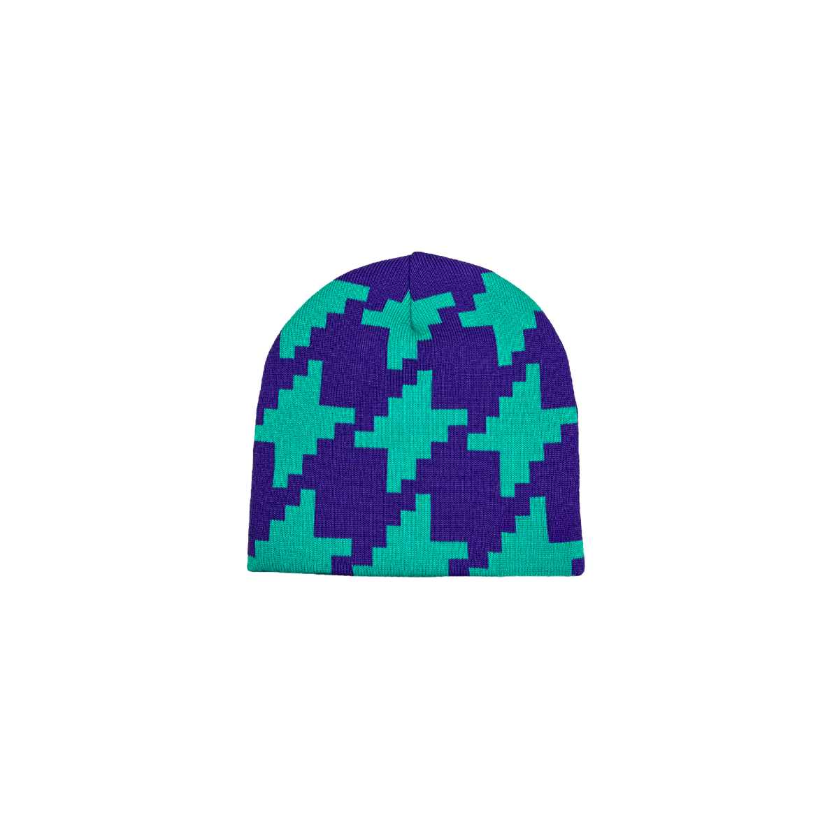 PURPLE & BLUE PIXEL LOVERS HAT