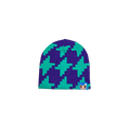 PURPLE & BLUE PIXEL LOVERS HAT