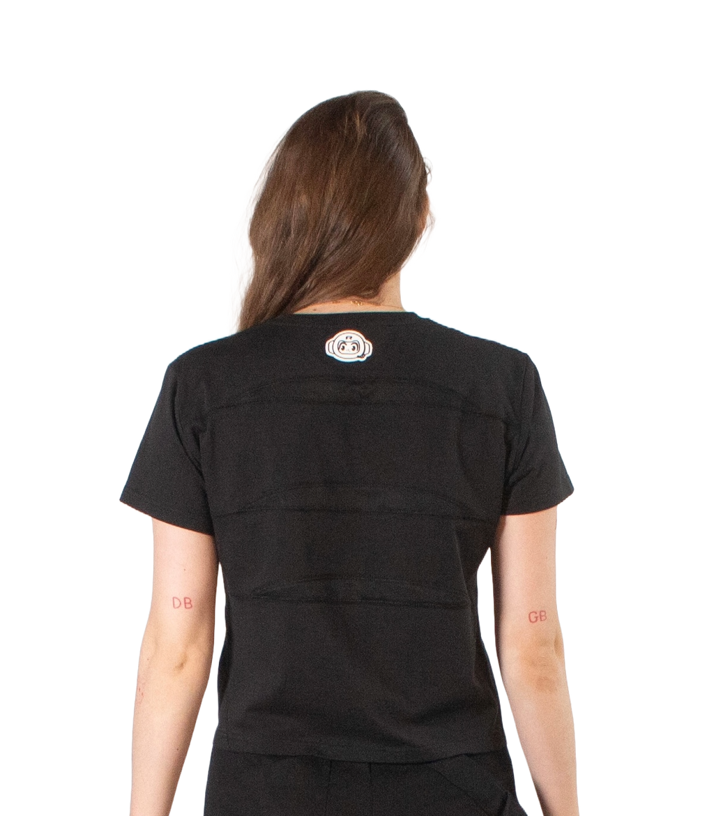 BLACK VERTEBRAE TEE