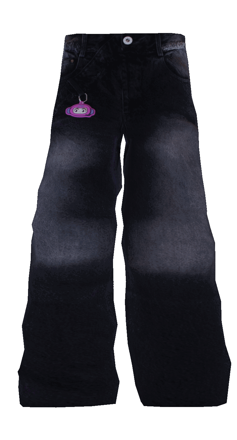 BLACK DISTORTION JEANS