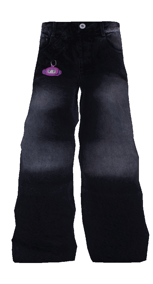 BLACK DISTORTION JEANS