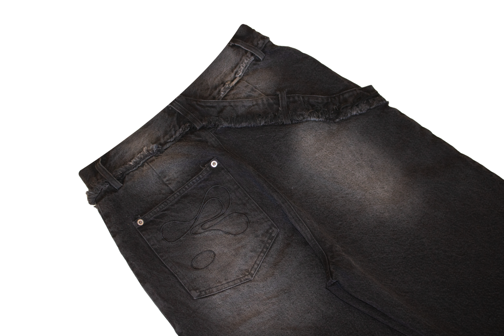 BLACK DISTORTION JEANS