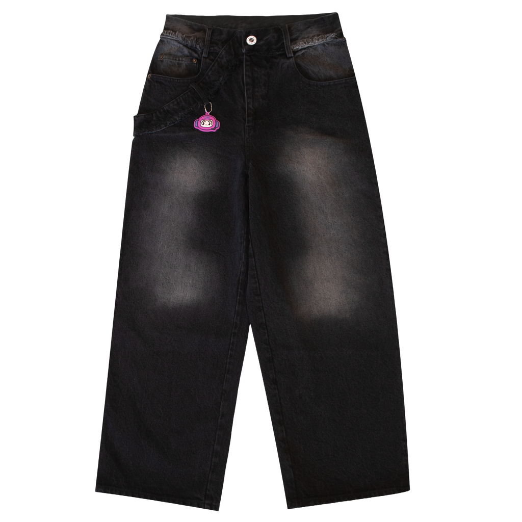 BLACK DISTORTION JEANS