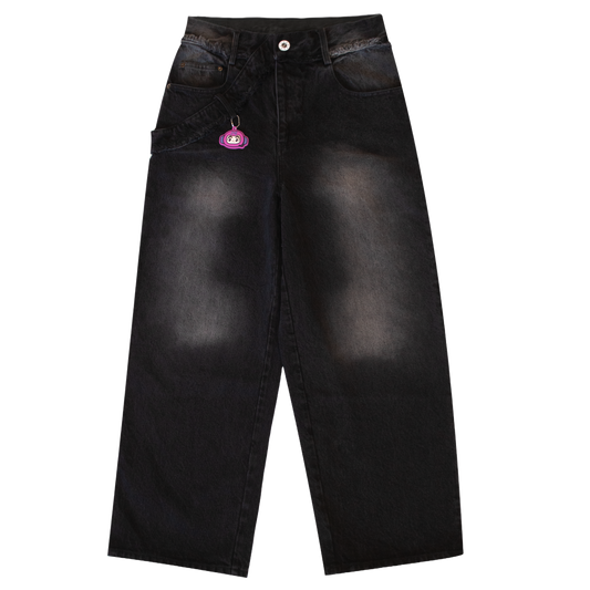 BLACK DISTORTION JEANS