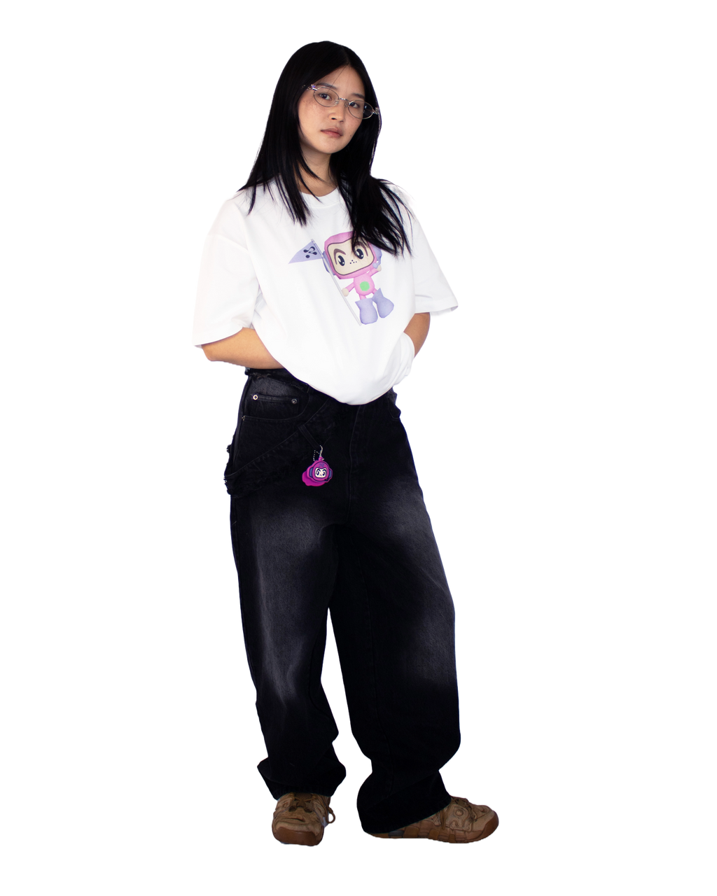 BLACK DISTORTION JEANS