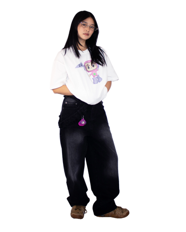 BLACK DISTORTION JEANS