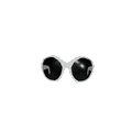 WHITE VISUAL BUG SUNGLASSES