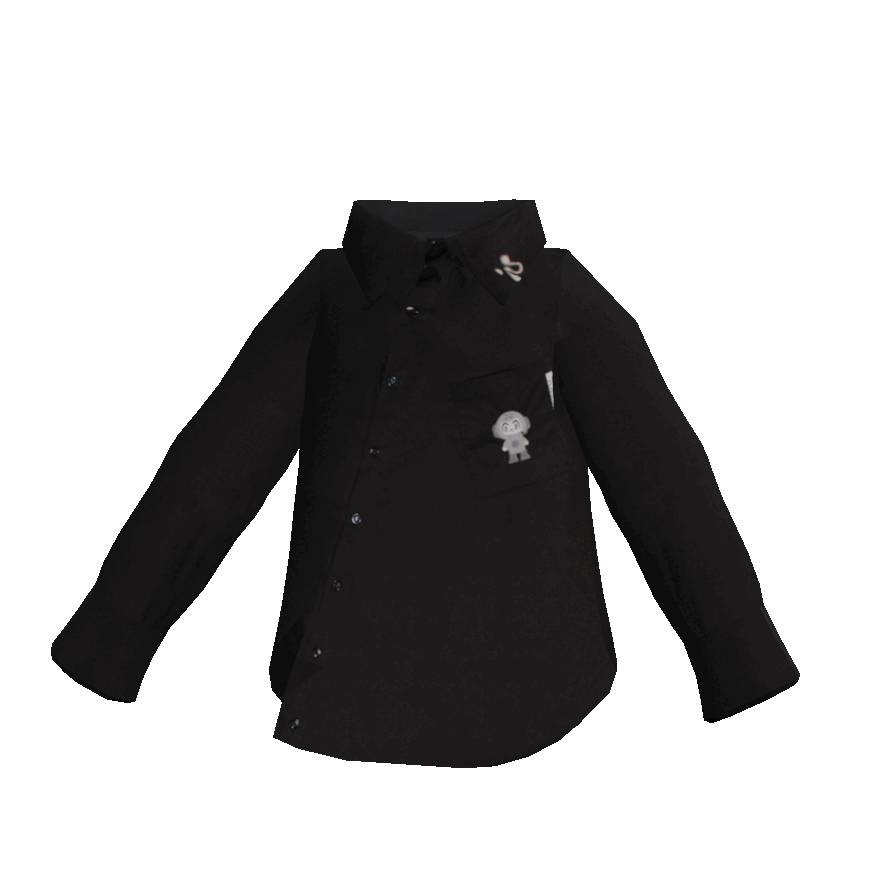 BLACK SUPER WARP SHIRT