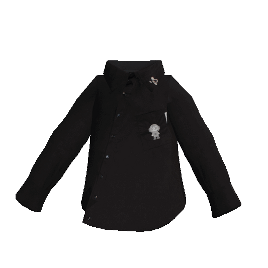 BLACK SUPER WARP SHIRT