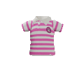 PINK & WHITE SUPER WARP POLO