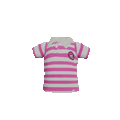 PINK & WHITE SUPER WARP POLO